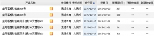 2015年12月20日無錫農(nóng)商行最新在售理財(cái)產(chǎn)品收益一覽表