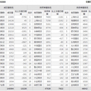 2月8日滬深300股指期權2月份合約（IO2102）持倉一覽表