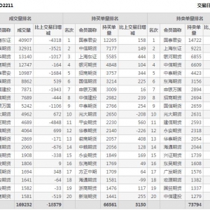 2022年10月31日滬深300股指期權11月份合約（IO2211）持倉一覽表