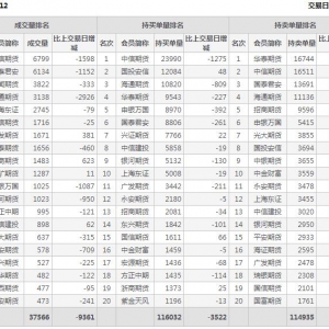 2022年11月7日IC中證500股指期貨12月份合約（IC2212）持倉